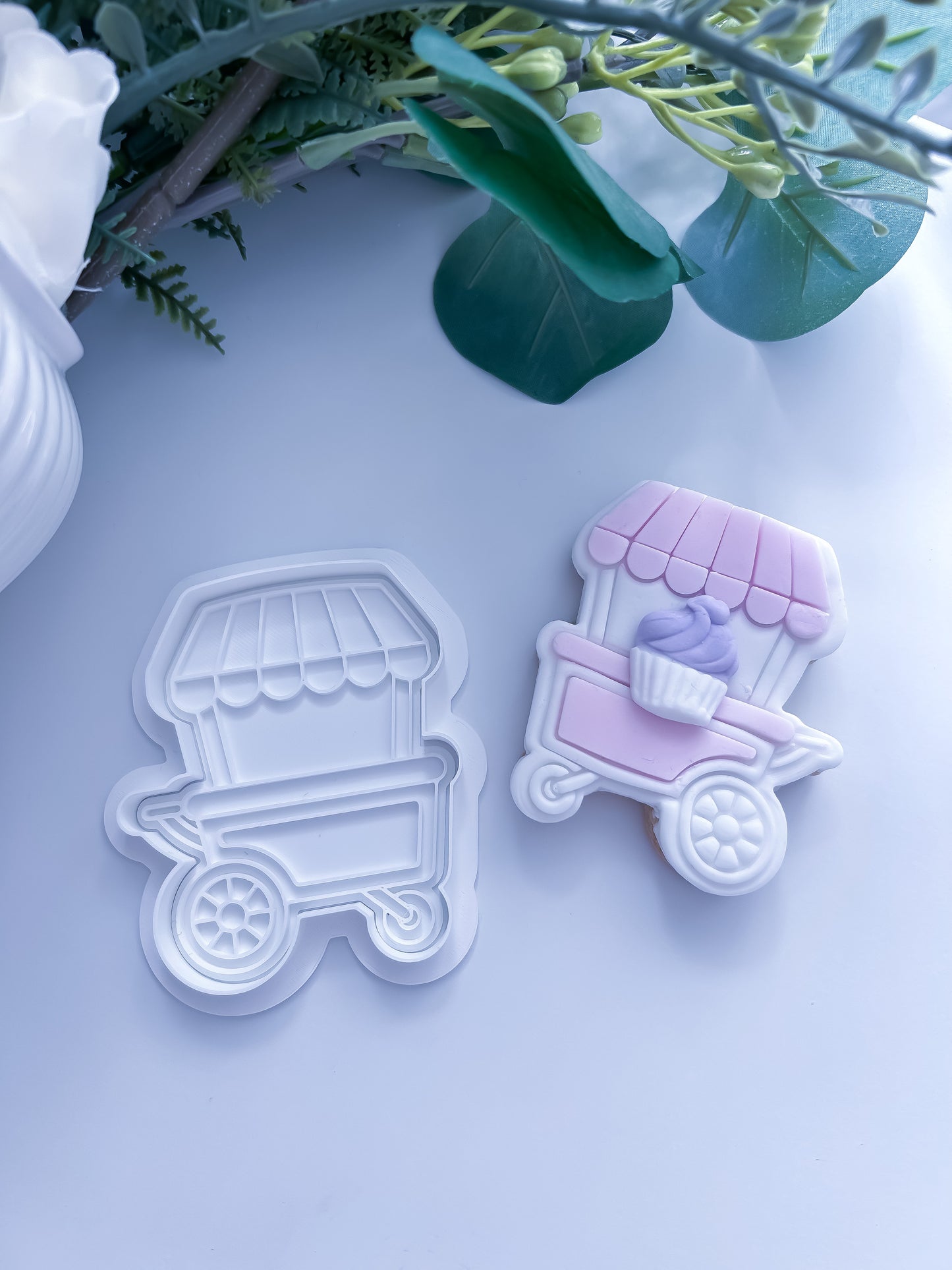 Chariot stand de glace