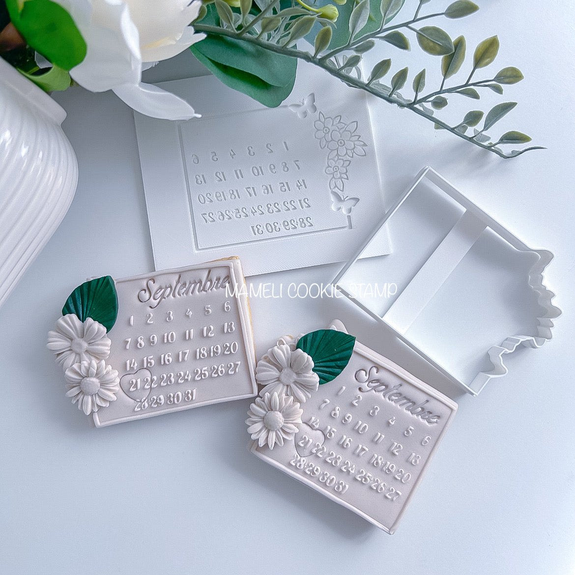Calendrier fleuri