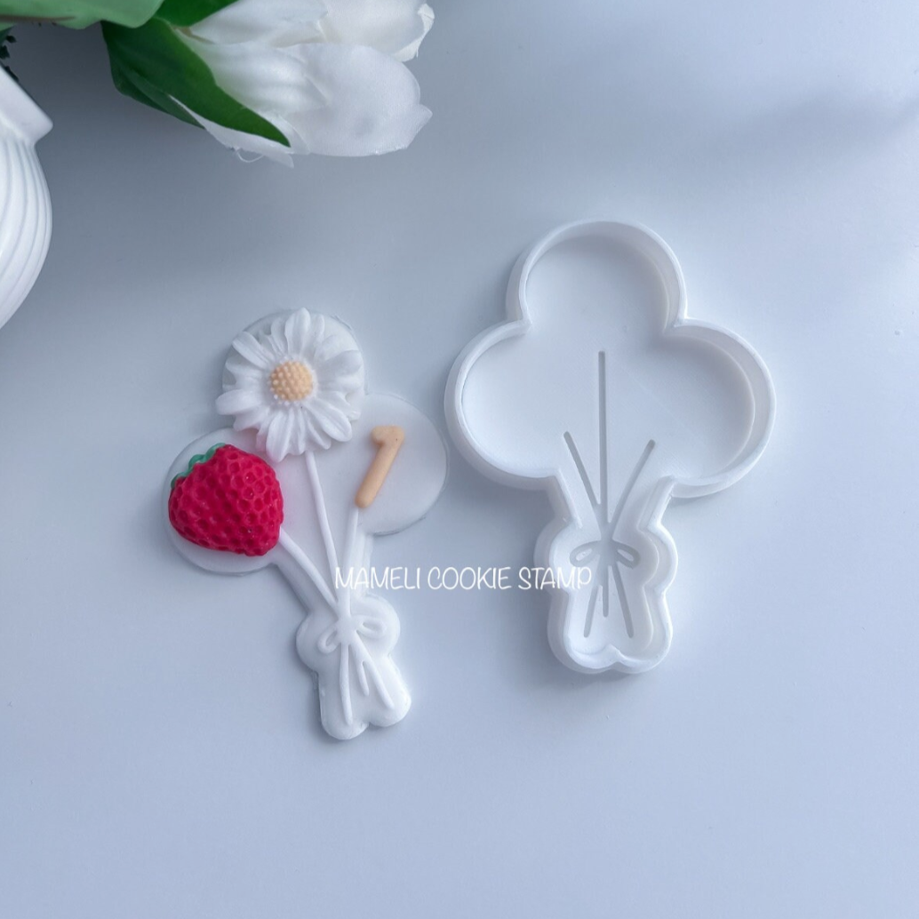 Emporte piece duo ballon à personnaliser