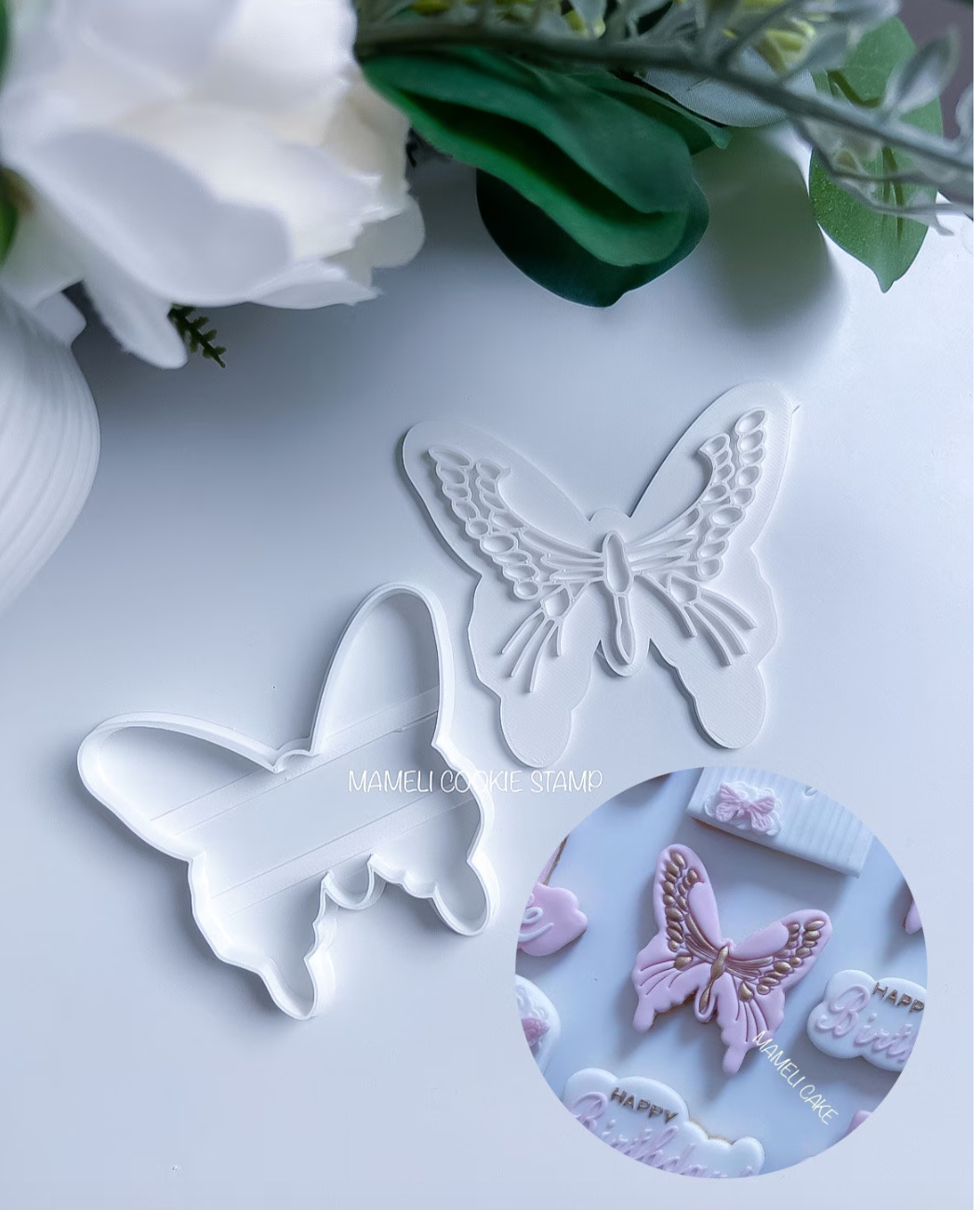 Emporte pièce duo papillon