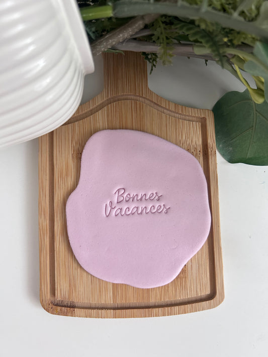 Tampon bonnes vacances